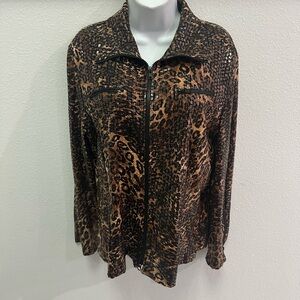Leopard Print Women's Blazer